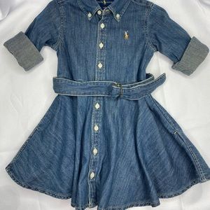 Toddler Ralph Lauren Denim Dress